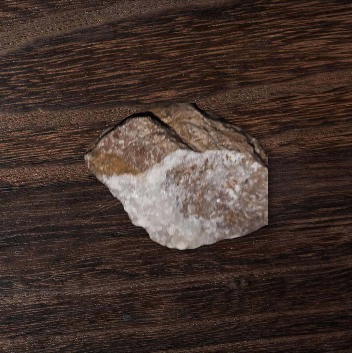 Raw Quartz Vein Stone – Natural Crystal in Host Rock, Rough Healing Mineral Specimen | CRSTL&CO™️