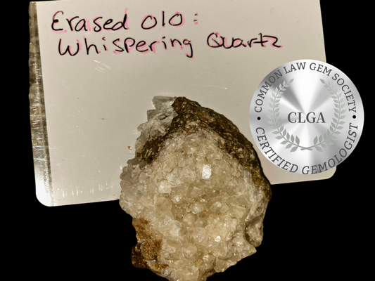 Erased 010 - Whispering Quartz | RAW CRYSTAL | DESERT RELIC CRSTL&CO™️