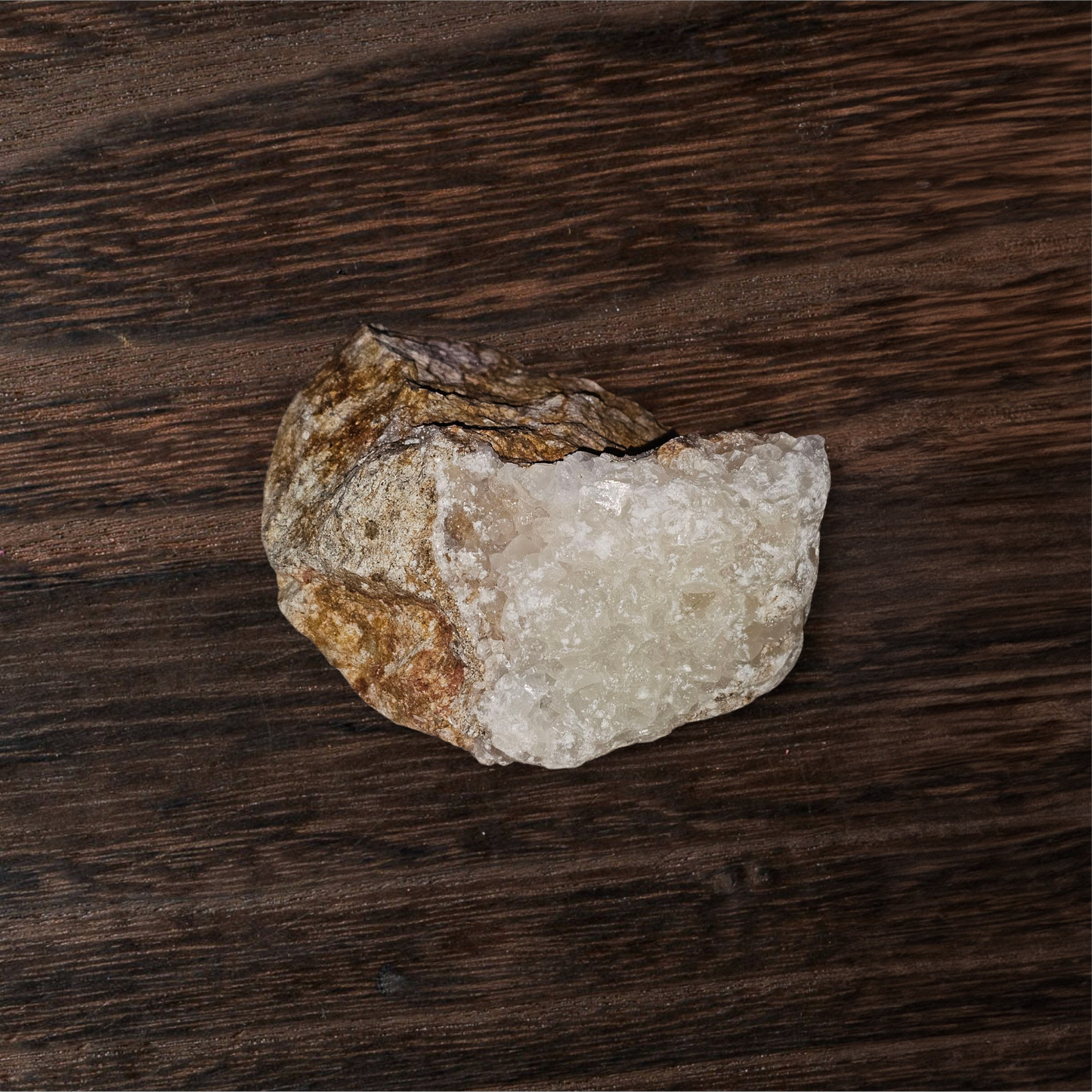 Raw Quartz Vein Stone – Natural Crystal in Host Rock, Rough Healing Mineral Specimen | CRSTL&CO™️