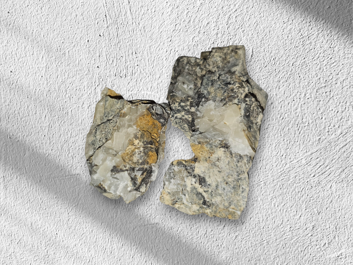 Archive Relic | Quartz Vein in Host Rock | Milky Quartz Mineral Specimen | CRSTL&CO