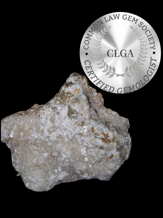 Raw White Quartz Crystal Cluster – Natural Healing Stone | Certified CLGA | CRY001 | CRSTL&CO™️