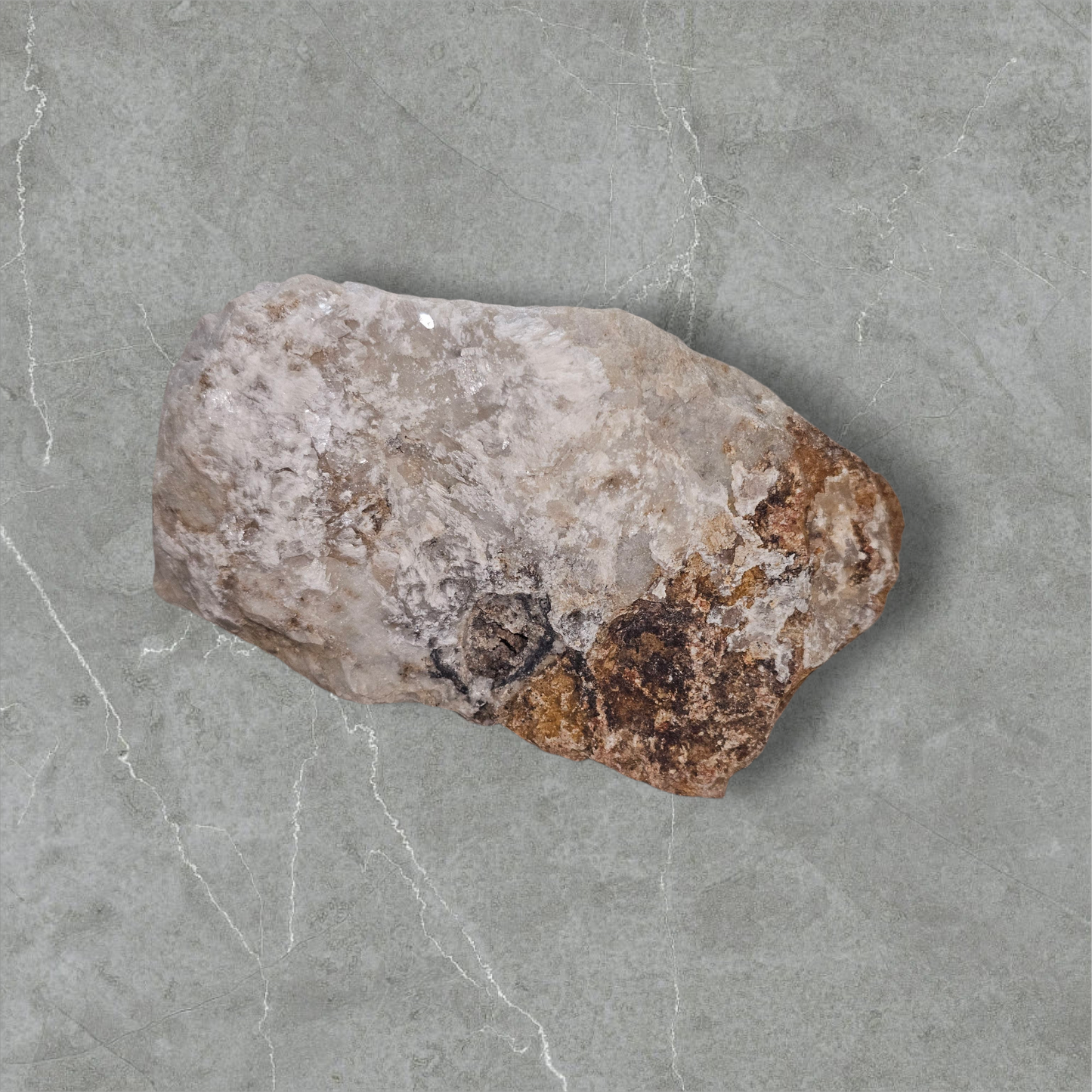 The Buried Witness – Sacred Quartz & Feldspar Relic | Ancient Desert Stone | WSM | CRSTL&CO ™️